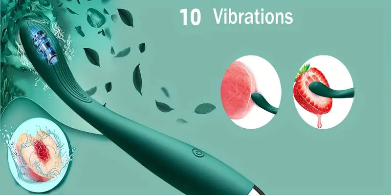 Bullet Rechargeable G-Spot Vibrator Dildo ZX DD-GDB