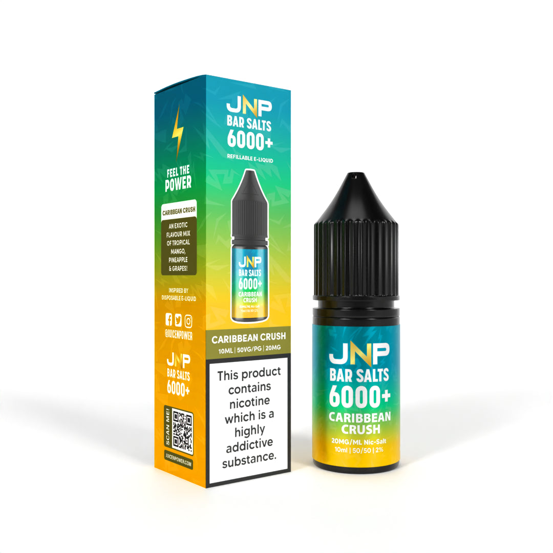 JNP Bar Salts 6000+ Caribbean Crush Nicotine Salt 10ml