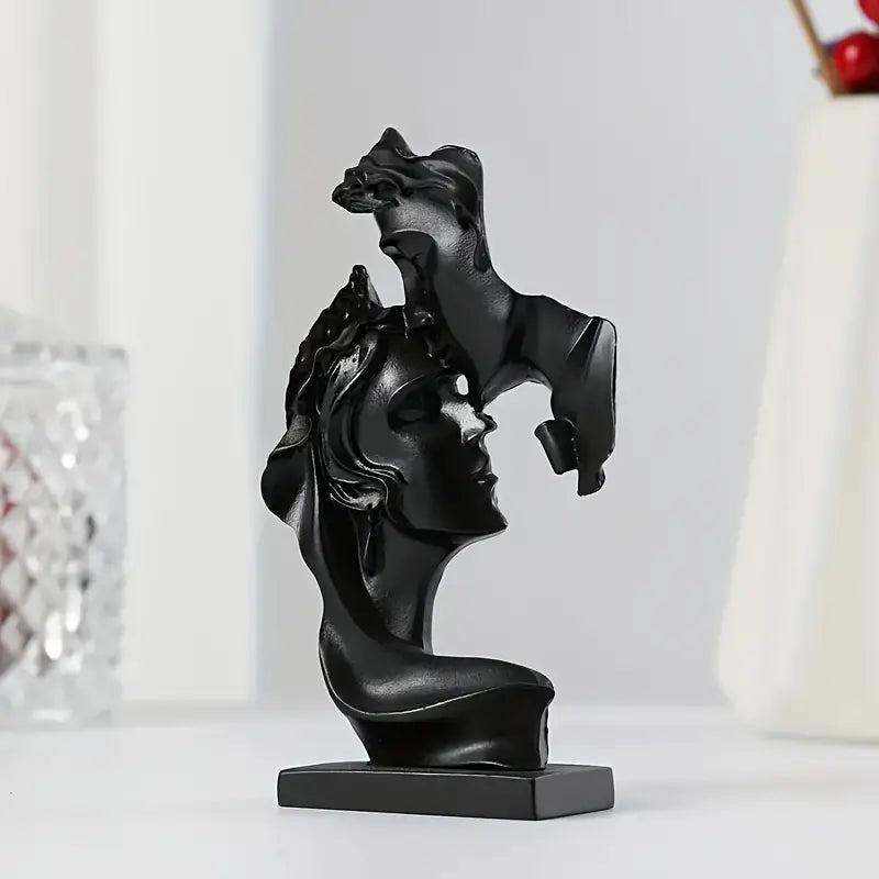 Resin Bohemian Style Kissing Faces Ornament 516