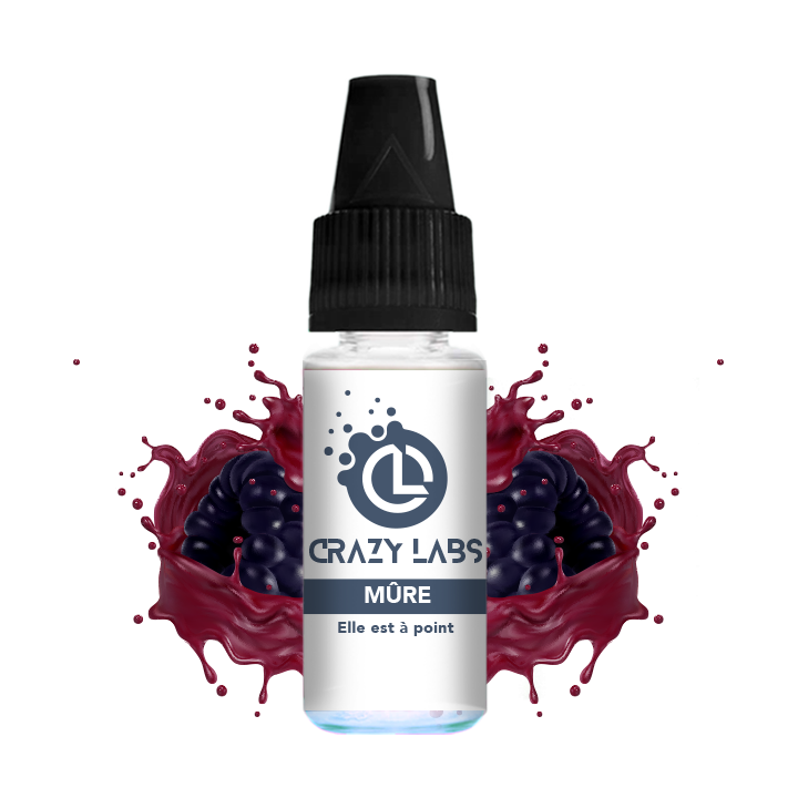 Crazy Labs Blackberry (Mûre) Nic Salt 10ml