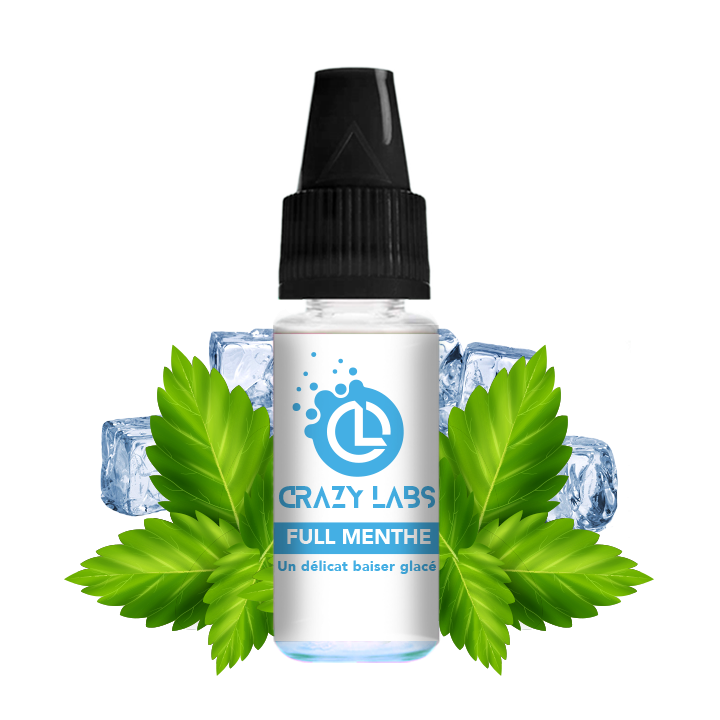 Crazy Labs Full Mint (Full Menthe) Nic Salt 10ml