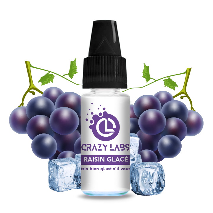 Crazy Labs Glazed Grape Nic (Raisin Glacé) Salt 10ml