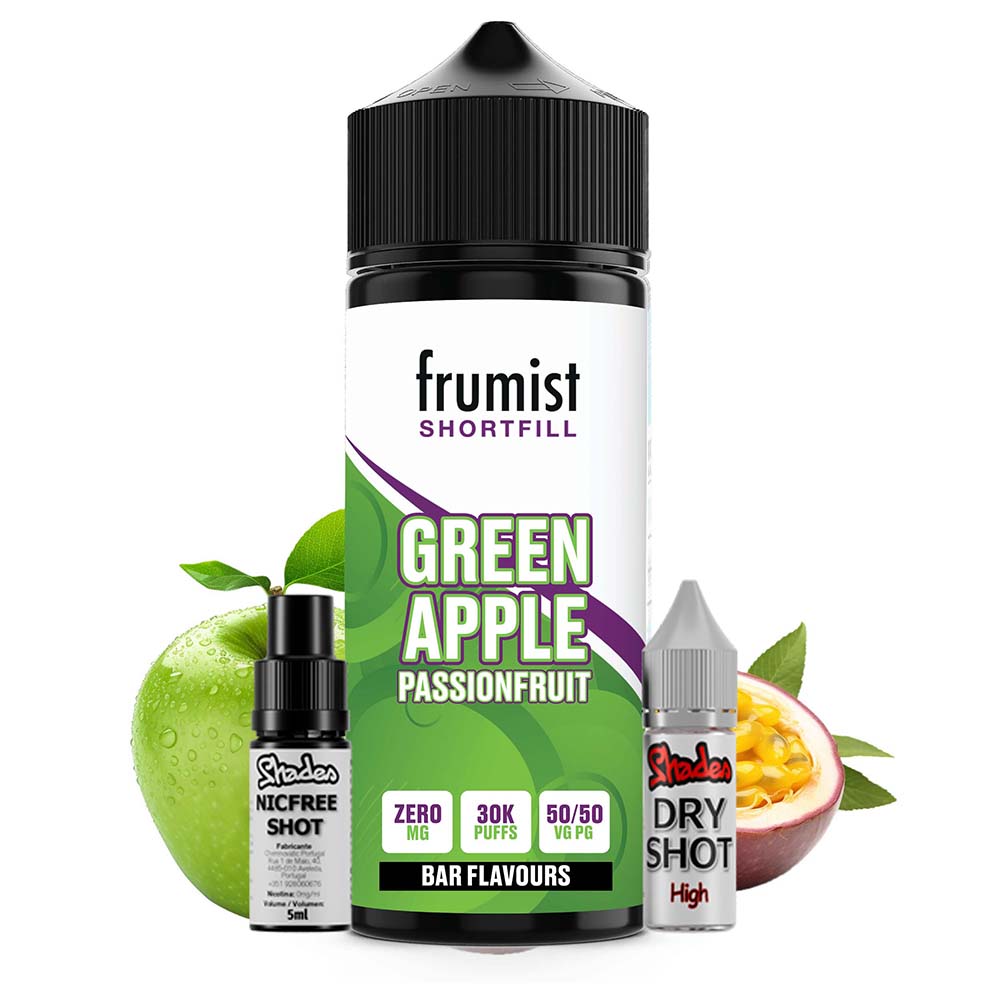 Frumist 50/50 Green Apple Passion Nic Salt 120ml