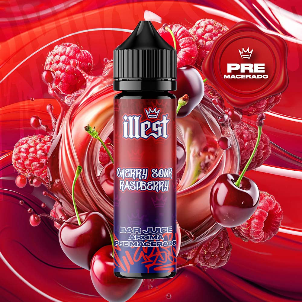 Illest Cherry Sour Raspberry Nic Salt 60ml 20mg Bundle Kit