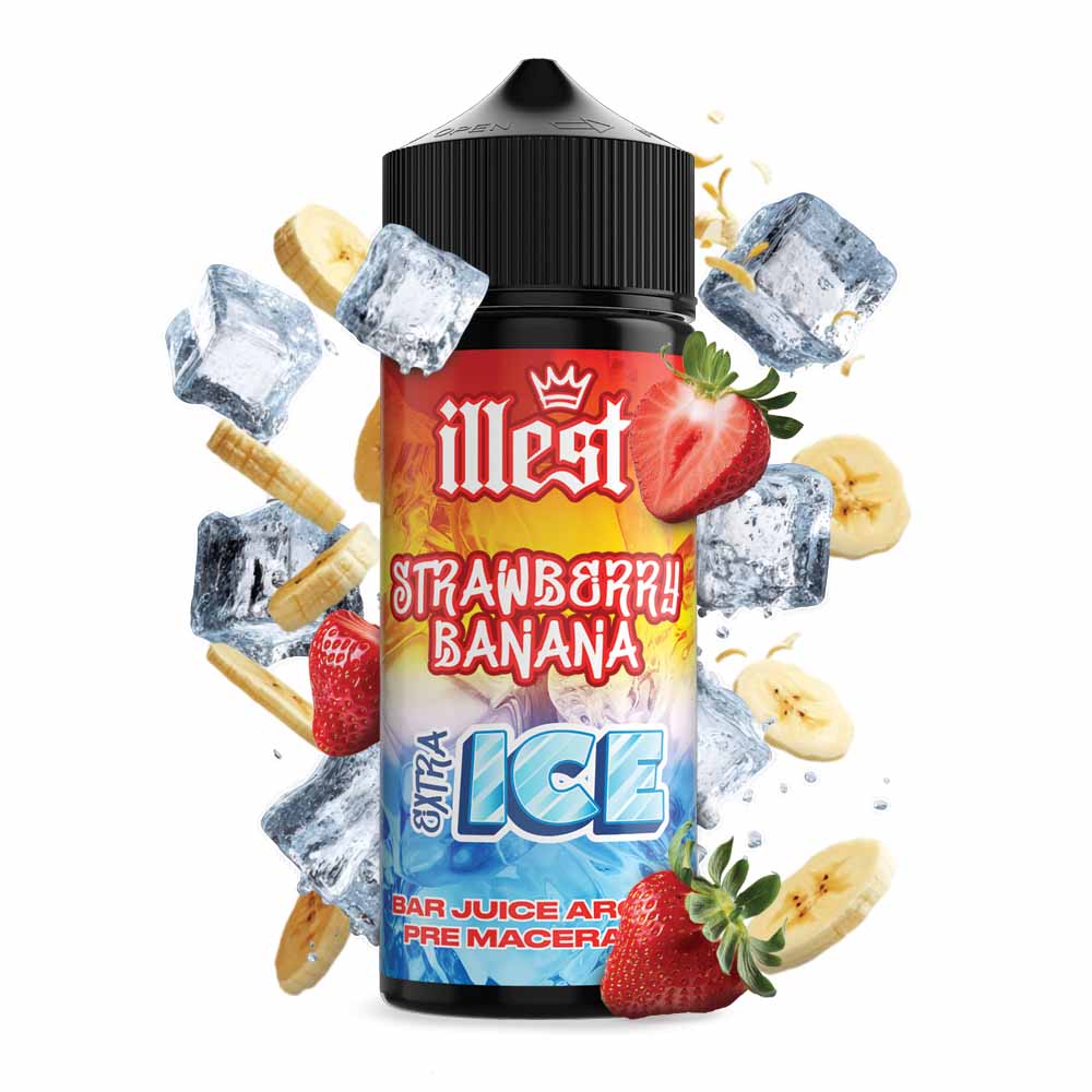 Illest XTRA Ice Longfill Strawberry Banana 55/120ml