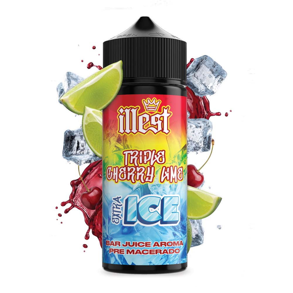 Illest XTRA Ice Longfill Triple Cherry Lime 55/120ml