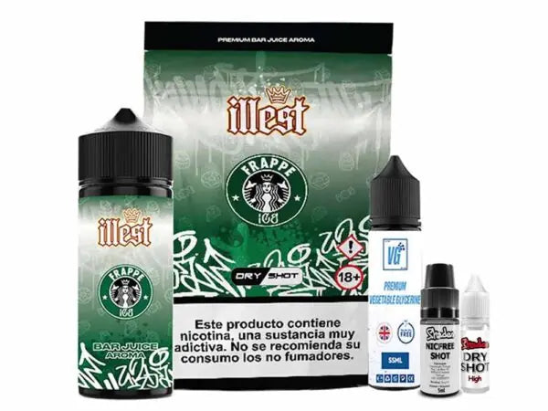 Illest 120ml Dry Shot Ice Frappe 10mg