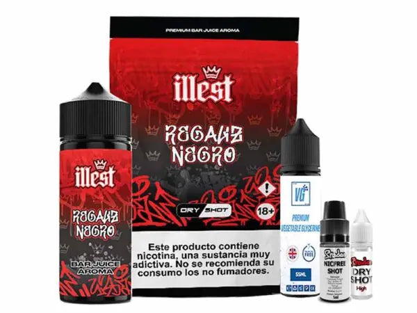 Illest 120ml Dry Shot Regalis Negro 10mg