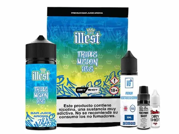 Illest 120ml Dry Shot Triple Melon 10mg