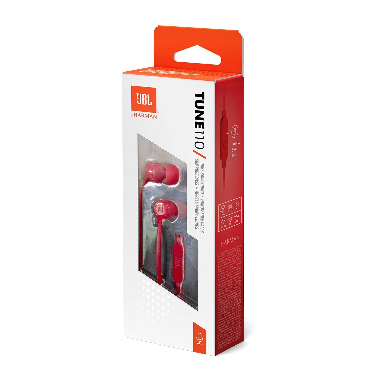 J.B.L. Tune 110 Wired In-Ear Headphones