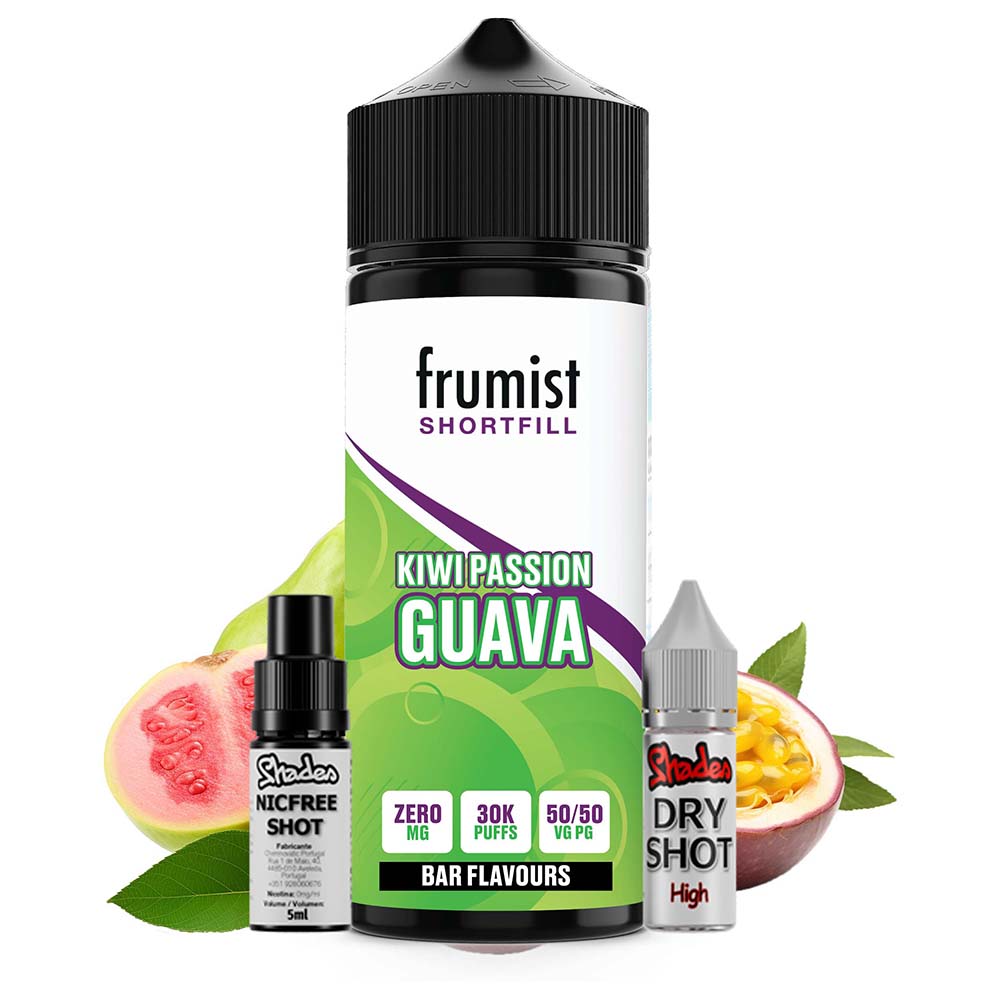 Frumist 50/50 Kiwi Passion Guava Nic Salt 120ml