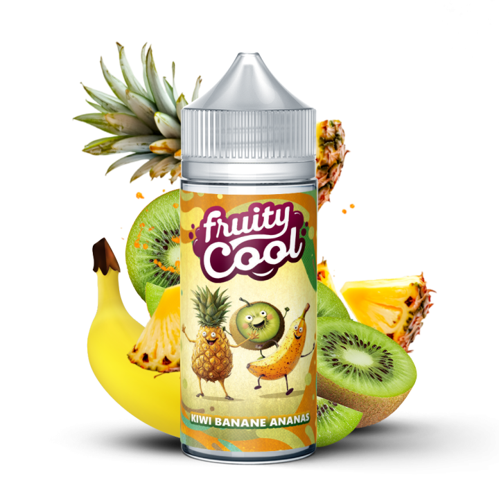Fruity Cool Kiwi Banana Pineapple (Kiwi Banane Ananas) 100ml