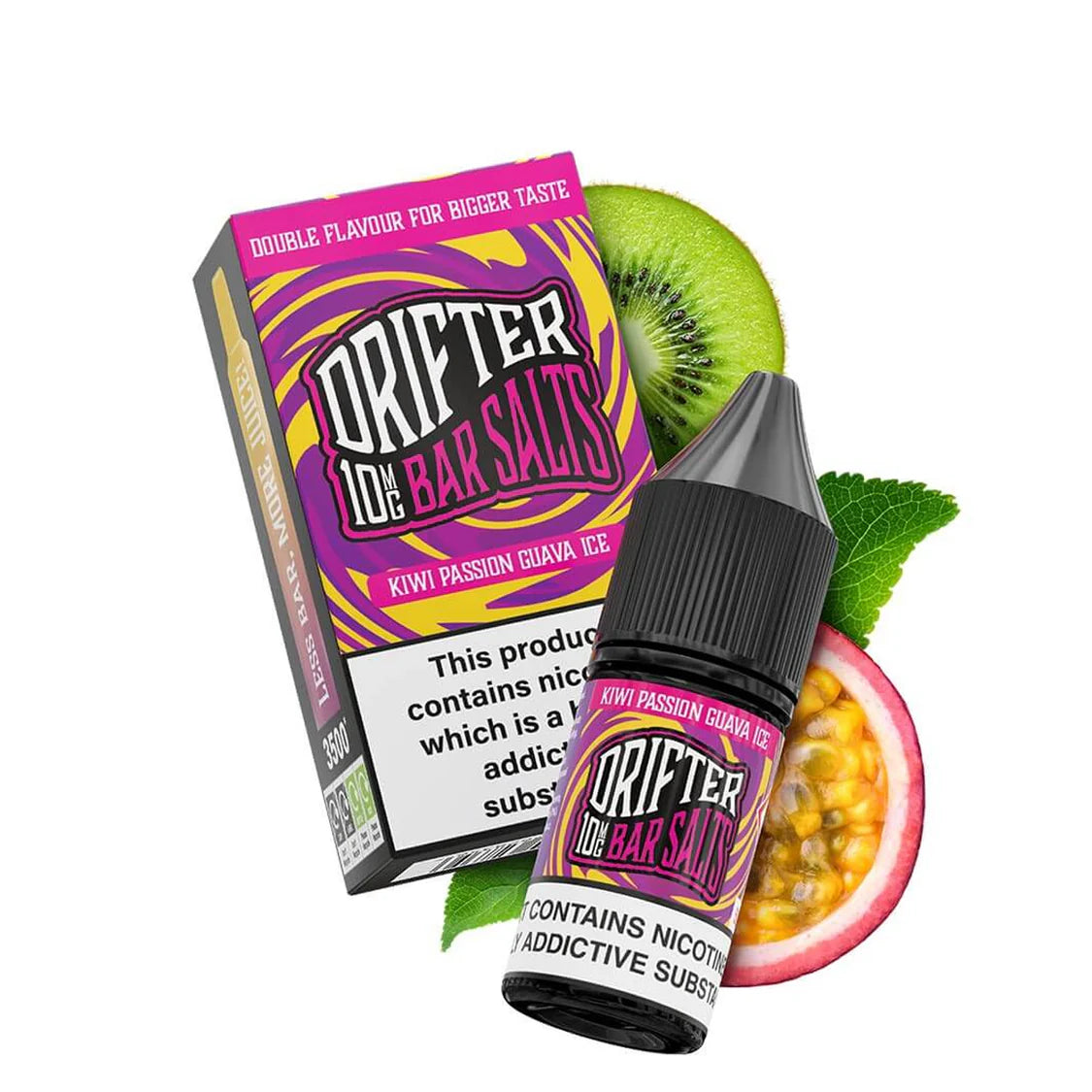 Drifter Bar Salts Kiwi Passion Guava Ice 10ml