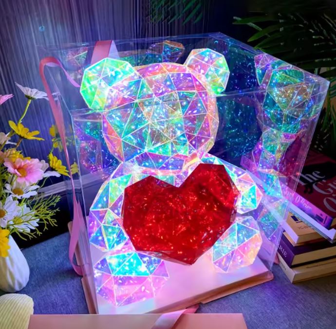 Valentine Bear With LED Lights USB