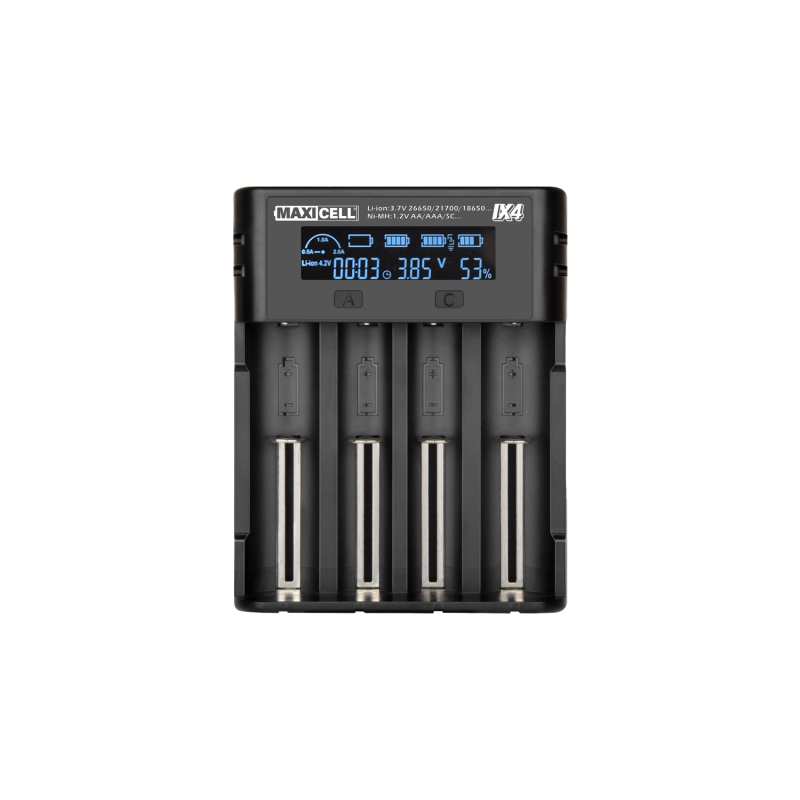 Maxicell IX4 4-Slot Battery Charger