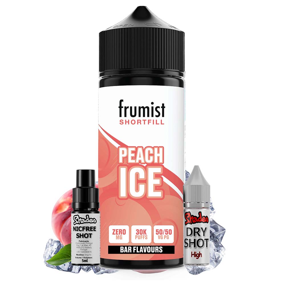 Frumist 50/50 Peach Ice Nic Salt 120ml