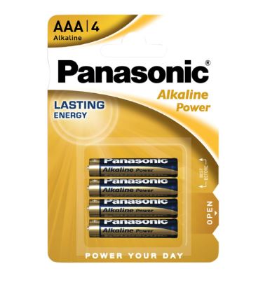 Panasonic AAA Batteries 4 Pack