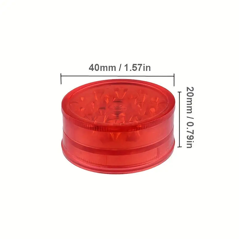 Plastic 3-Part Grinder 40mm x 20mm - Various Colours PB198642