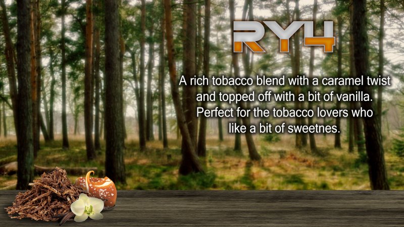 RY4 Tobacco Infused E-Liquid