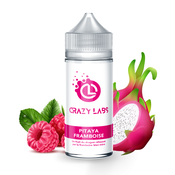 Crazy Labs Raspberry Pitaya (Pitaya Framboise) 100ml
