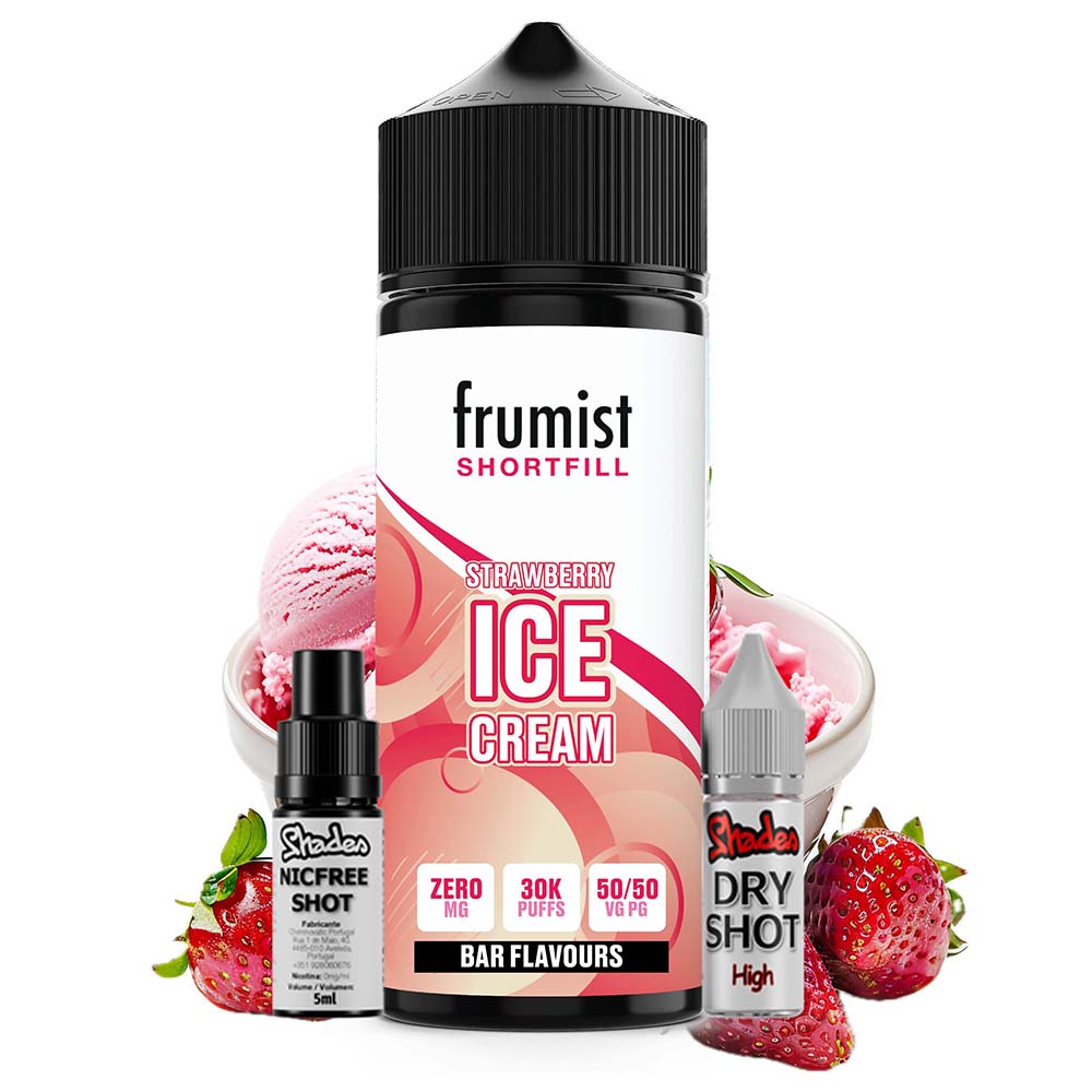 Frumist 50/50 Strawberry Ice Cream Nic Salt 120ml