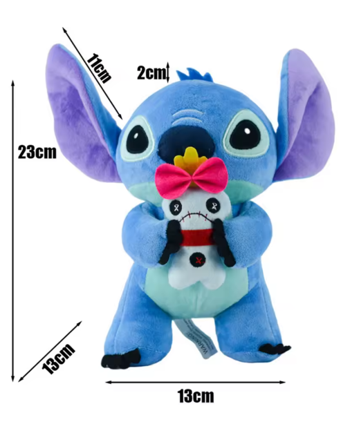 Stitch Plush Toy With Suction Cup Hanger