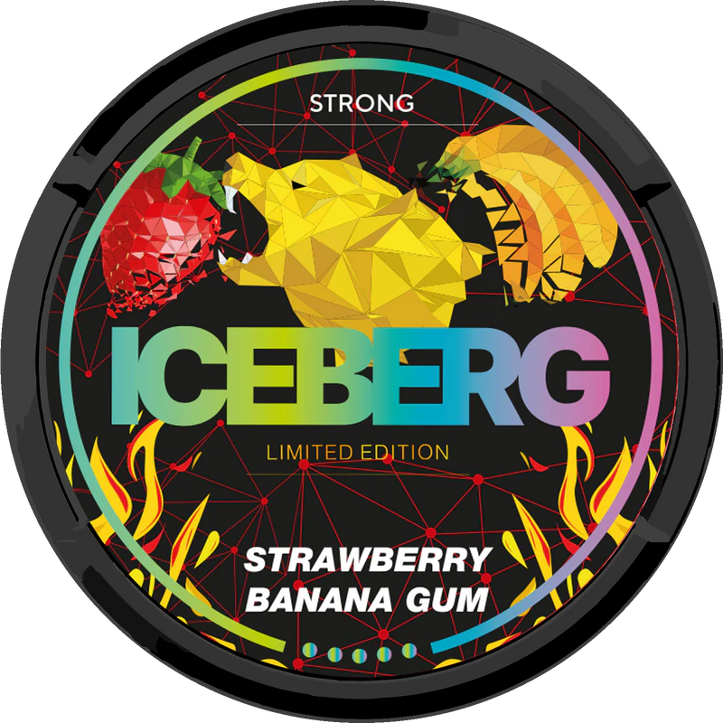Iceberg Nicotine Pouches Strawberry Banana Gum