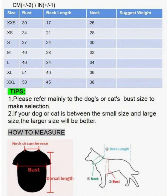 Tuxedo Dog and Cat Vest Tanktop