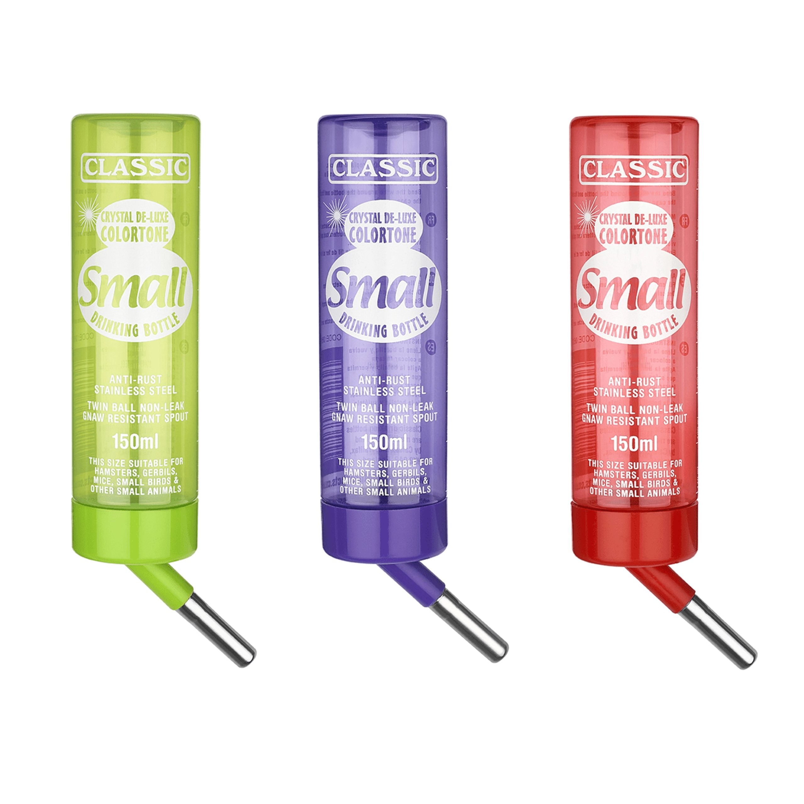 Classic Crystal De-Luxe Colortone Small Drinking Bottle 150ml