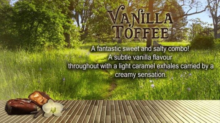 Shop Vanilla Toffee Flavoured E-Liquid