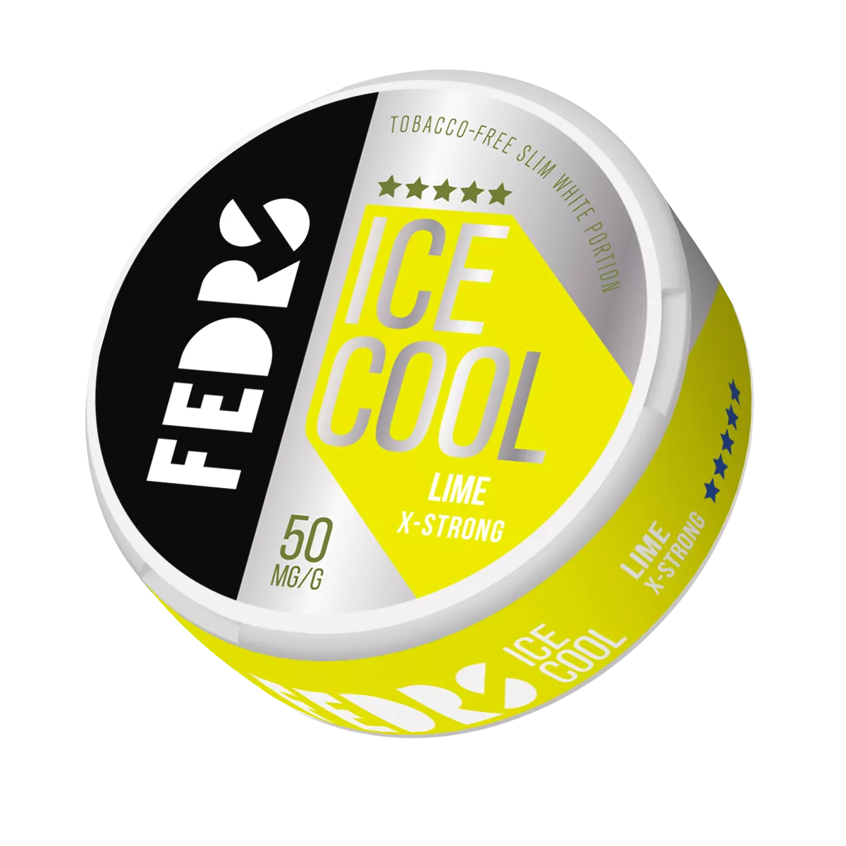 FEDRS Nicotine Pouches Ice Cool X-Strong Lime 25mg