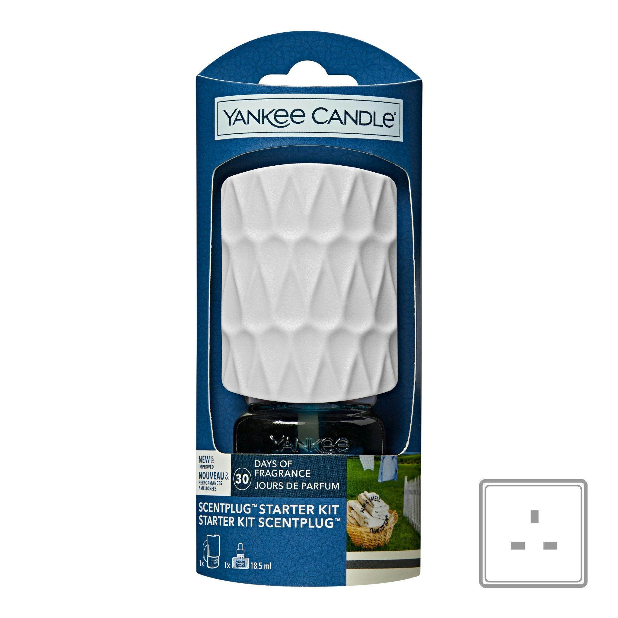 Yankee Candle ScentPlug Diffuser Starter Pack Clean Cotton
