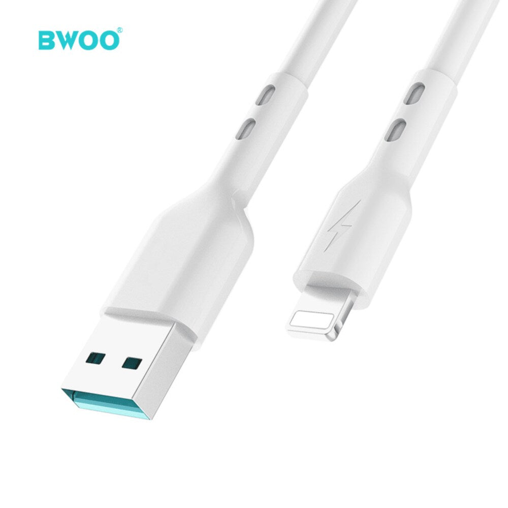 BWOO BO-X172L 3A PVC Lightning Fast Charging Cable 1m