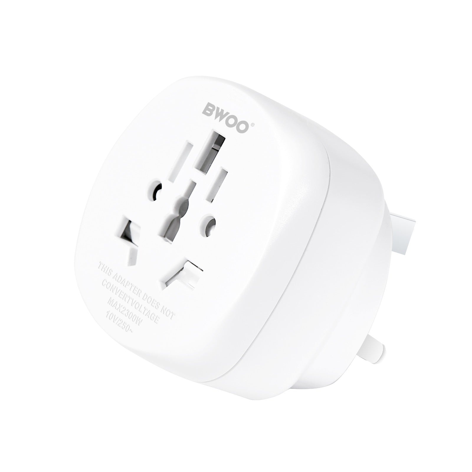 BWOO UK Universal Travel Adapter 2300W BO-AP09