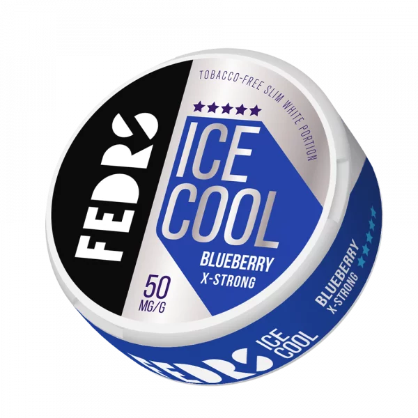 FEDRS Nicotine Pouches Ice Cool X-Strong Blueberry 25mg