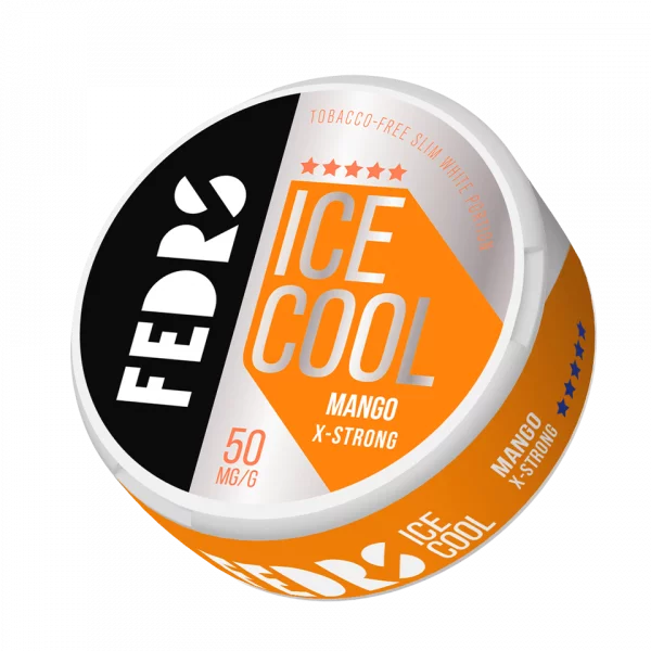 FEDRS Nicotine Pouches Ice Cool X-Strong Mango 25mg