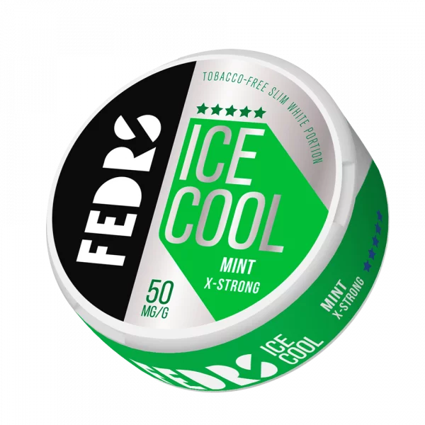 FEDRS Nicotine Pouches Ice Cool X-Strong Mint 25mg