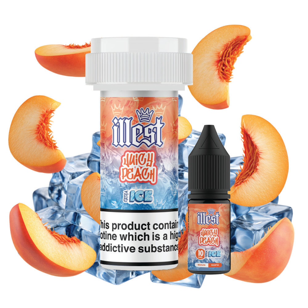 Illest XTRA Ice Juicy Peach Nic Salt 10ml