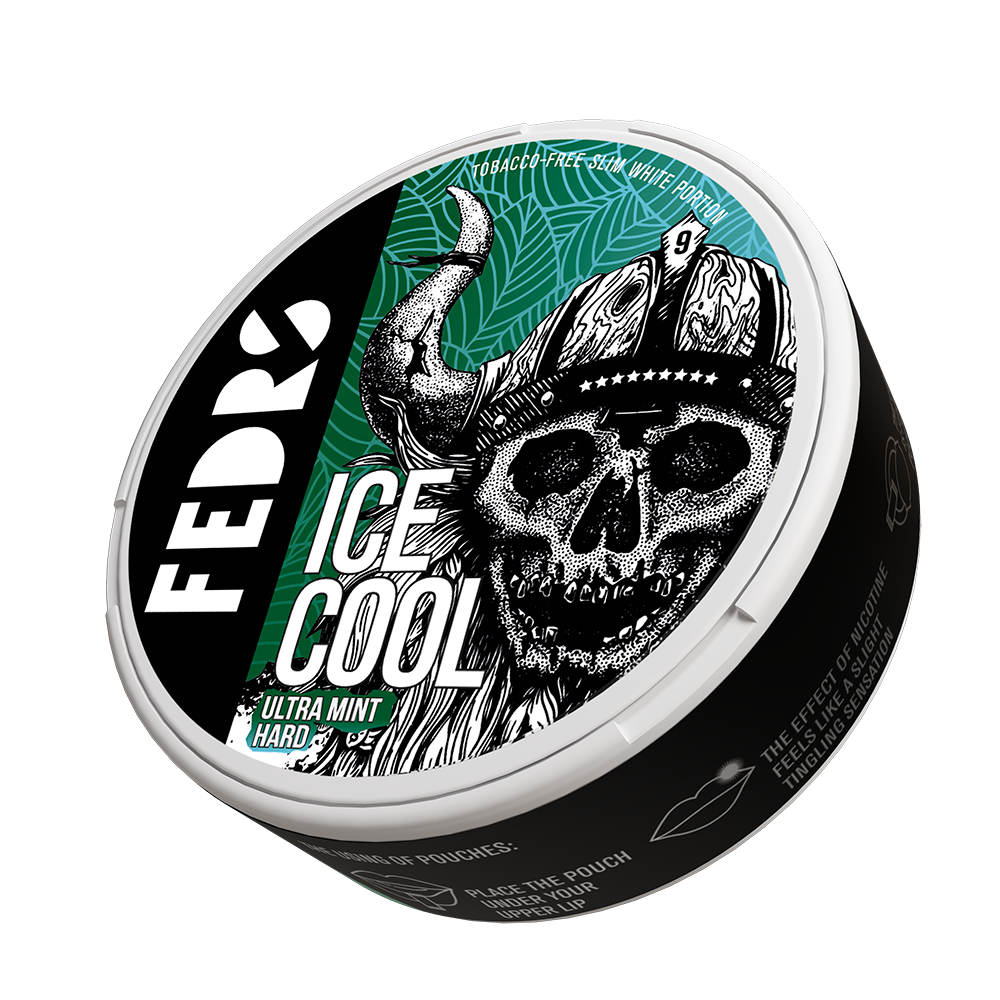 FEDRS Nicotine Pouches Ice Cool Hard Ultra Mint 33mg