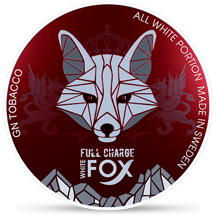 White Fox Nicotine Pouches Full Charge
