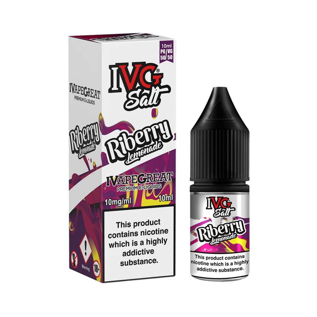 IVG Riberry Lemonade Nic Salt 10ml